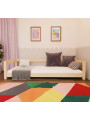 Children's bed Lucky with front barrier - Benlemi
