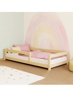 Children's bed Lucky with front barrier - Benlemi