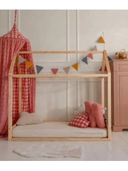Lettino a capanna montessoriano Wood Nest - BellAmy