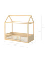 Montessori House Bed Wood Nest - BellAmy