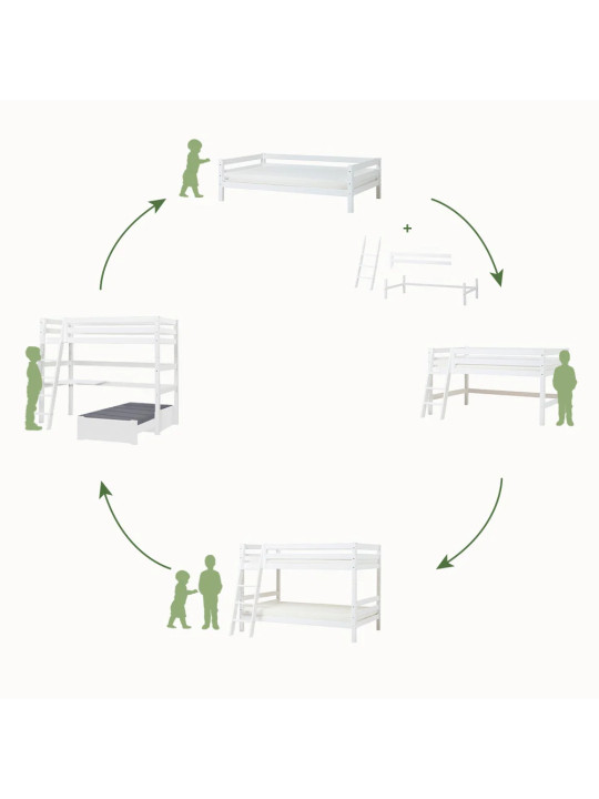 Letto a castello per bambini Eco Luxury - Hoppekids