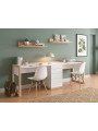 Stolly Double Kids' Desk with Drawers - Benlemi