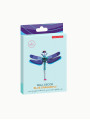 Decorazione da Parete in Cartoncino - Libellula Blu