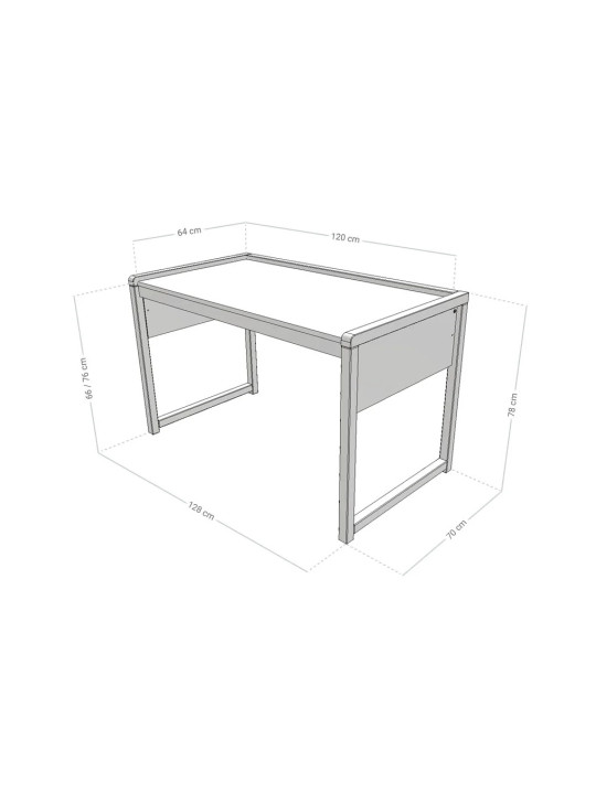 Stolly Kids' Adjustable Desk with Two Heights - Benlemi