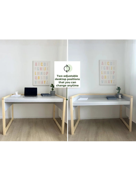 Stolly Kids' Adjustable Desk with Two Heights - Benlemi