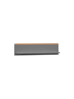 Children's Hanging Shelf in grey MDF and Beech wood - Snap Collection