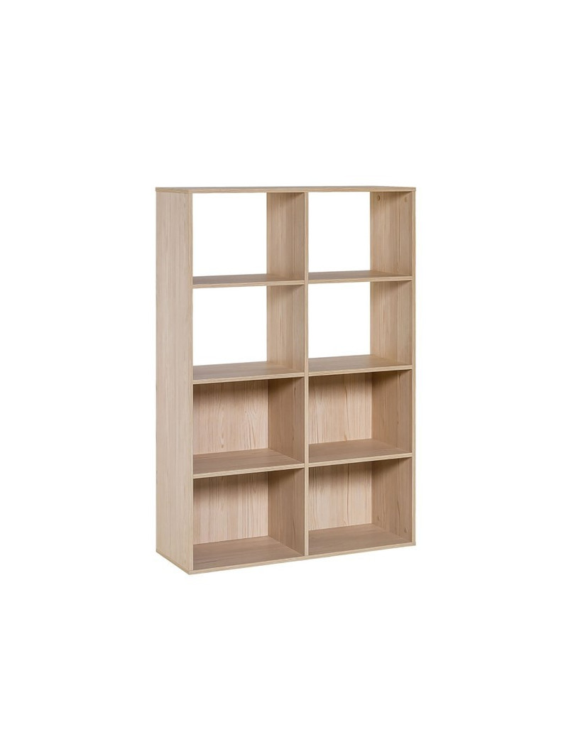 Modular bookcase for Children and Teenagers in natural or blue or pistachio wood Stige collection by VOX