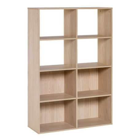 Modular bookcase for Children and Teenagers in natural or blue or pistachio wood Stige collection by VOX