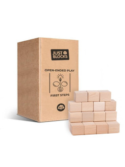 Just Blocks - Baby Pack - Blocks Bricks Wooden Cubes Construction Game Toys Children