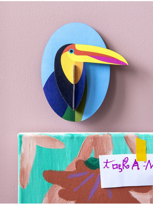 Cardboard Wall Decoration - Toucan