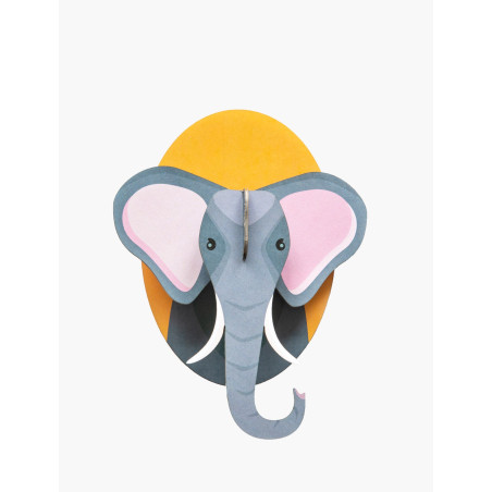 Cardboard Wall 3D Puzzle Decoration - Elephant