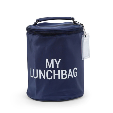 Thermal lunch bag for children in Nylon by Childhome - Dimensions: 18 x 18 x 22 cm - Zip closure, Top handle, internal elastics