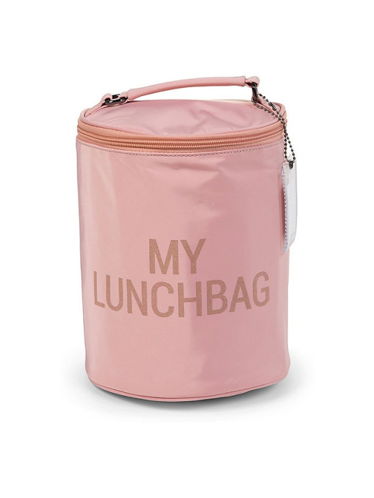 Thermal lunch bag for children in Nylon by Childhome - Dimensions: 18 x 18 x 22 cm - Zip closure, Top handle, internal elastics