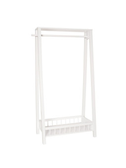 Clothes rail for Children in white wood - Jabadabado