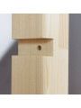 Libreria per Bambini in legno massello FSC a forma di casetta