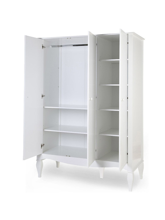 3-door Children Wardrobe Romantic - Childhome