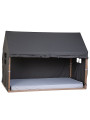 Cover in 100% cotone riciclato antracite per struttura lettino 90x200 per bambini Childhome
