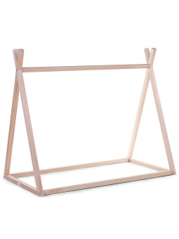 Montessori bed frame for children 3+ in solid beech wood by Childhome - Mattress size 90x200 cm