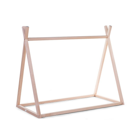 Struttura letto lettino montessoriano per bambini 3+ in legno massello di faggio by Childhome - Dimensioni materasso 90x200 cm