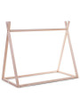 Struttura letto lettino montessoriano per bambini 3+ in legno massello di faggio by Childhome - Dimensioni materasso 90x200 cm