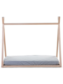 Montessori bed frame for children 3+ in solid beech wood by Childhome - Mattress size 90x200 cm