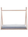 Struttura letto lettino montessoriano per bambini 3+ in legno massello di faggio by Childhome - Dimensioni materasso 90x200 cm