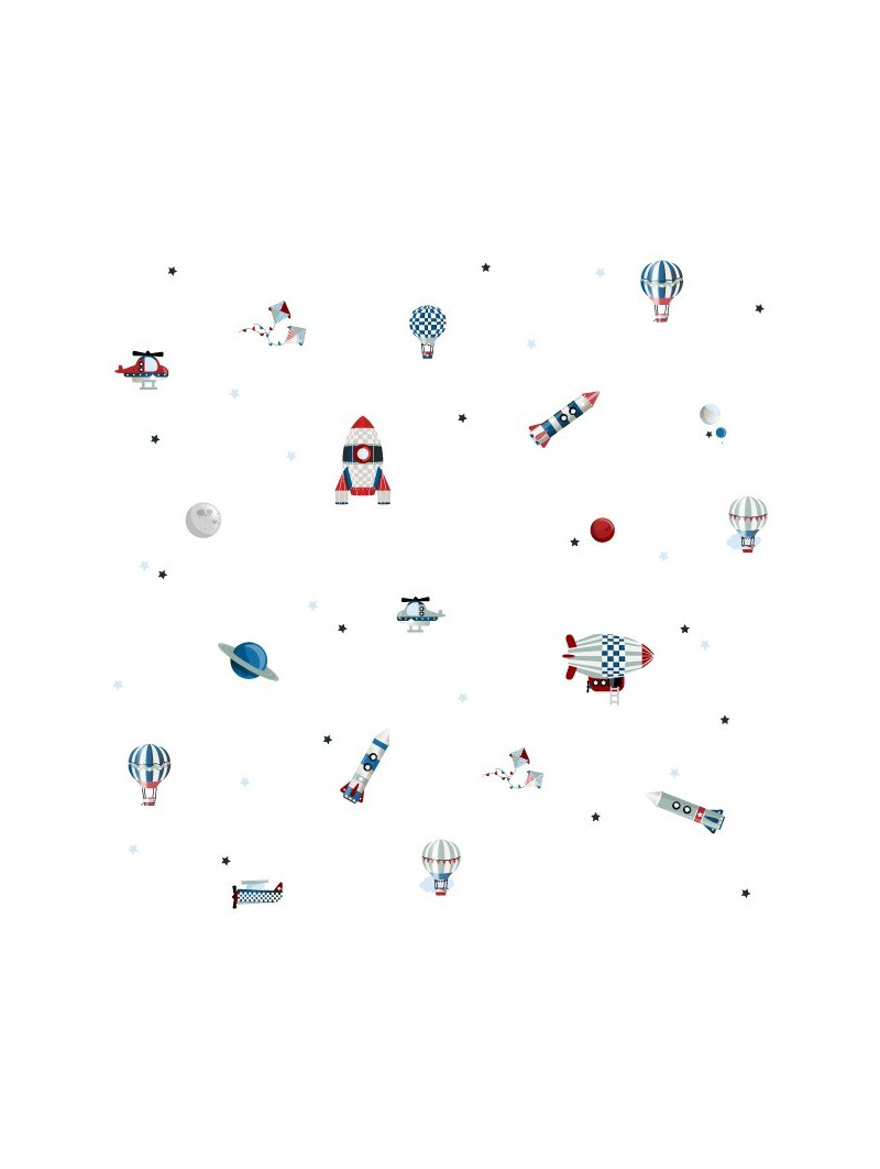 Wallpaper for Children's Bedroom Life in The Sky by Dekornik