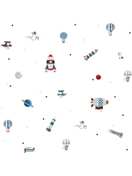 Wallpaper for Children's Bedroom Life in The Sky by Dekornik