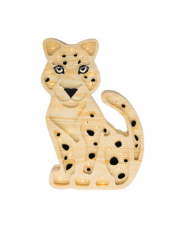 Wooden Tiger Lamp