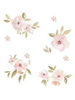 Wallpaper for Children's Bedroom Magnolia Mini by Dekornik
