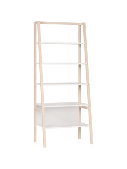 Libreria per bambini in legno bianco e acacia collezione Spot di VOX