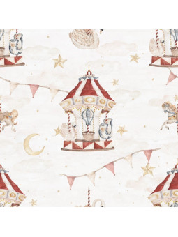 Wallpaper for Children's Bedroom Marry Go Round by Dekornik