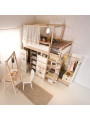Bunk Bed for Children and Teenagers in pine natural wood Spot Young collection by VOX