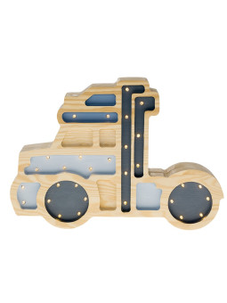 Lampada in legno Camion