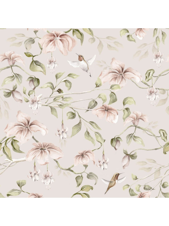 Wallpaper for Children's Bedroom Peony by Dekornik