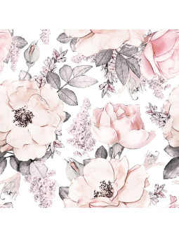 Wallpaper for Children's Bedroom Pink Garden by Dekornik