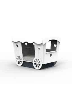 Letto a carrozza 120x190