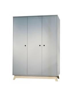 3-Door Wardrobe with...