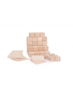 Just Blocks - Small Pack - Blocks Bricks Wooden Cubes Construction Game Toys Children