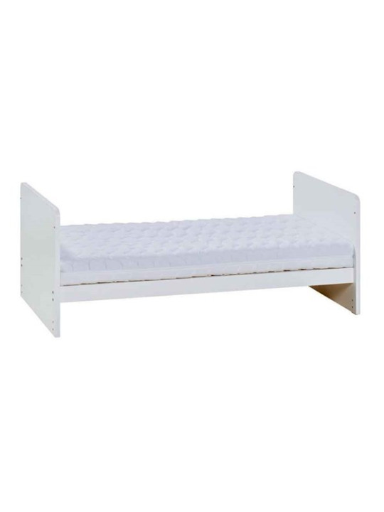 Culla per neonati trasformabile in lettino montessoriano per bambini 70x140 in legno bianco collezione Maxim di VOX