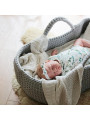 Moses Baby Basket Cradle Crochet in Oeko-Tex cotton - Happy Moses