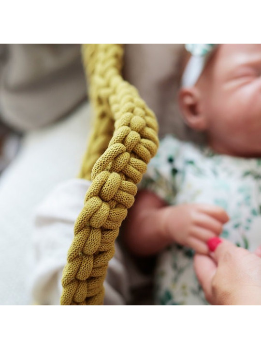 Moses Baby Basket Cradle Crochet in Oeko-Tex cotton - Happy Moses