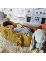 Cestino Mosè Culla Baby Basket Cesta Portabebè uncinetto in cotone Oeko-Tex - Happy Moses