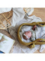 Moses Baby Basket Cradle Crochet in Oeko-Tex cotton - Happy Moses