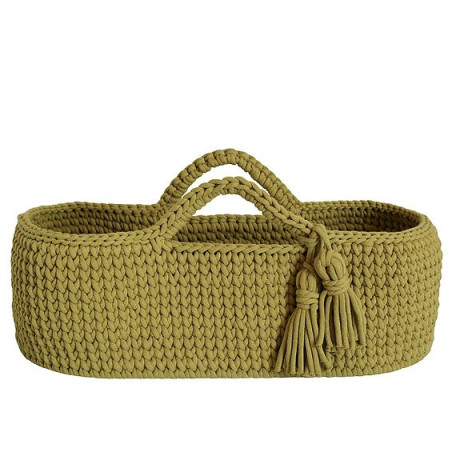 Moses Baby Basket Cradle Crochet in Oeko-Tex cotton - Happy Moses