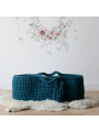 Moses basket Cradle Baby Basket Baby basket crochet in Oeko-Tex cotton - Happy Moses