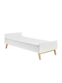 Solid wood bed for children and teenagers 90x200 cm - Nordic Scandinavian design - Swing Collection by Pinio