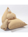 Cuscino per bambini a forma di mela giallo - Materiale: 100% Poliestere - Dimensioni: 30x35cm