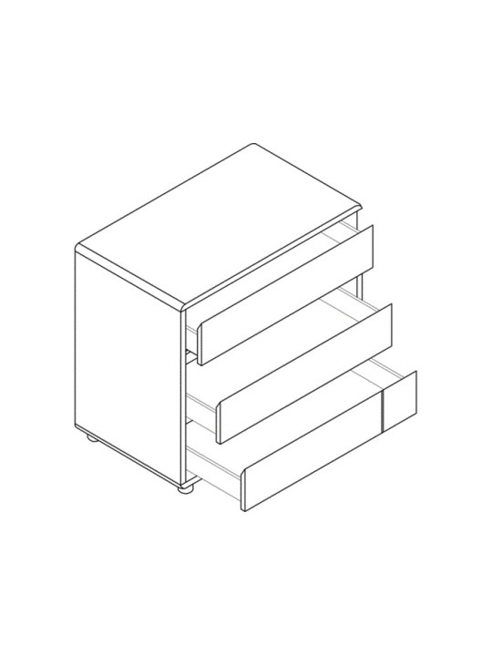 Chest of Drawers Evolve collection by VOX