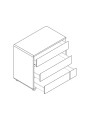 Chest of Drawers Evolve collection by VOX